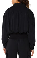 Load image into Gallery viewer, LIVERPOOL ZIP UP DOLMAN JACKET - BLACK
