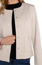 Load image into Gallery viewer, LIVERPOOL BOXY CROPPED JACKET - STONE TAN
