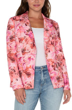 Load image into Gallery viewer, LIVERPOOL NOTCH COLLAR BLAZER - PINK PUNCH ROSE
