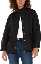 Load image into Gallery viewer, LIVERPOOL QUILTED UTILITY JACKET - BLACK
