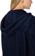 Load image into Gallery viewer, LIVERPOOL SHIRT JACKET WITH HOOD - INDIGO RINSE
