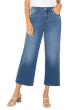 Load image into Gallery viewer, LIVERPOOL STRIDE HI-RISE CROP WITH CUT HEM - CALABASAS
