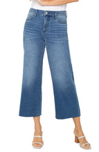 Load image into Gallery viewer, LIVERPOOL STRIDE HI-RISE CROP WITH CUT HEM - CALABASAS
