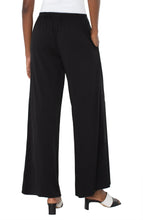 Load image into Gallery viewer, LIVERPOOL PULL-ON PALAZZO PANT - BLACK
