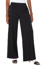 Load image into Gallery viewer, LIVERPOOL PULL-ON PALAZZO PANT - BLACK
