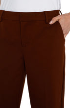 Load image into Gallery viewer, LIVERPOOL KELSEY KNIT TROUSER SUPER STRETCH - RICH MAHOGANY
