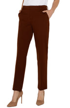 Load image into Gallery viewer, LIVERPOOL KELSEY KNIT TROUSER SUPER STRETCH - RICH MAHOGANY
