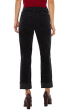 Load image into Gallery viewer, LIVERPOOL MARLEY GIRLFRIEND CUFFED CORDUROY - ONYX
