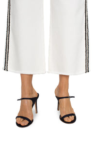LIVERPOOL STRIDE HI-RISE CROP - BRIGHT WHITE