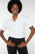Load image into Gallery viewer, LIVERPOOL SNAP FRONT KNIT SHIRT - WHITE
