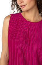 Load image into Gallery viewer, LIVERPOOL SLEEVELESS CREW NECK KNIT TOP - DARK CURRANT
