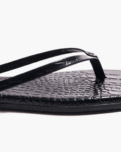 Load image into Gallery viewer, TKEES SQUARE TOE LILY CROC - SABLE
