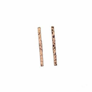 KENDA KIST LONG BAR STUDS - GOLD FILLED