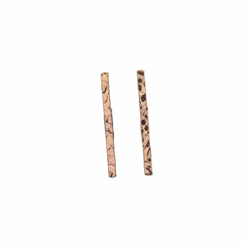 KENDA KIST LONG BAR STUDS - GOLD FILLED