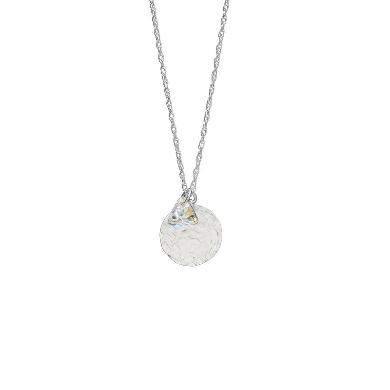 KENDA KIST MINI MEDALLION NECKLACE - STERLING SILVER