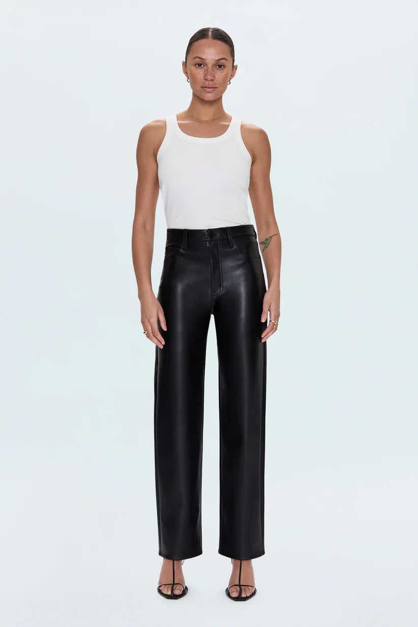 PISTOLA CASSIE SUPER HIGH RISE STRAIGHT PANT - ONYX