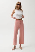 Load image into Gallery viewer, PISTOLA PENNY CROP HIGH RISE WIDE LEG JEAN - CORAL ROSE
