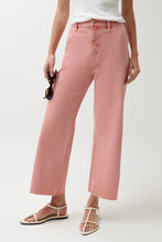 Load image into Gallery viewer, PISTOLA PENNY CROP HIGH RISE WIDE LEG JEAN - CORAL ROSE
