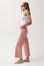 Load image into Gallery viewer, PISTOLA PENNY CROP HIGH RISE WIDE LEG JEAN - CORAL ROSE
