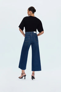 PISTOLA LANA CROP HIGH RISE ULTRA WIDE LEG JEAN - BROADWAY