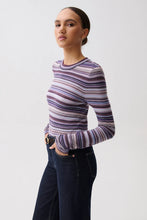 Load image into Gallery viewer, PISTOLA MADISON KNIT LONG SLEEVE - LOVINA STRIPE
