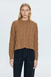 PISTOLA EVA SWEATER - CARAMEL CABLE