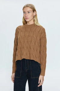 PISTOLA EVA SWEATER - CARAMEL CABLE