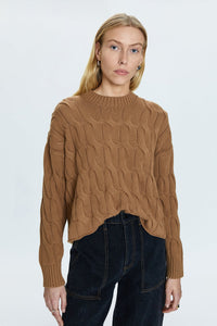 PISTOLA EVA SWEATER - CARAMEL CABLE