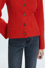 Load image into Gallery viewer, PISTOLA DANI CARDIGAN - ROUGE
