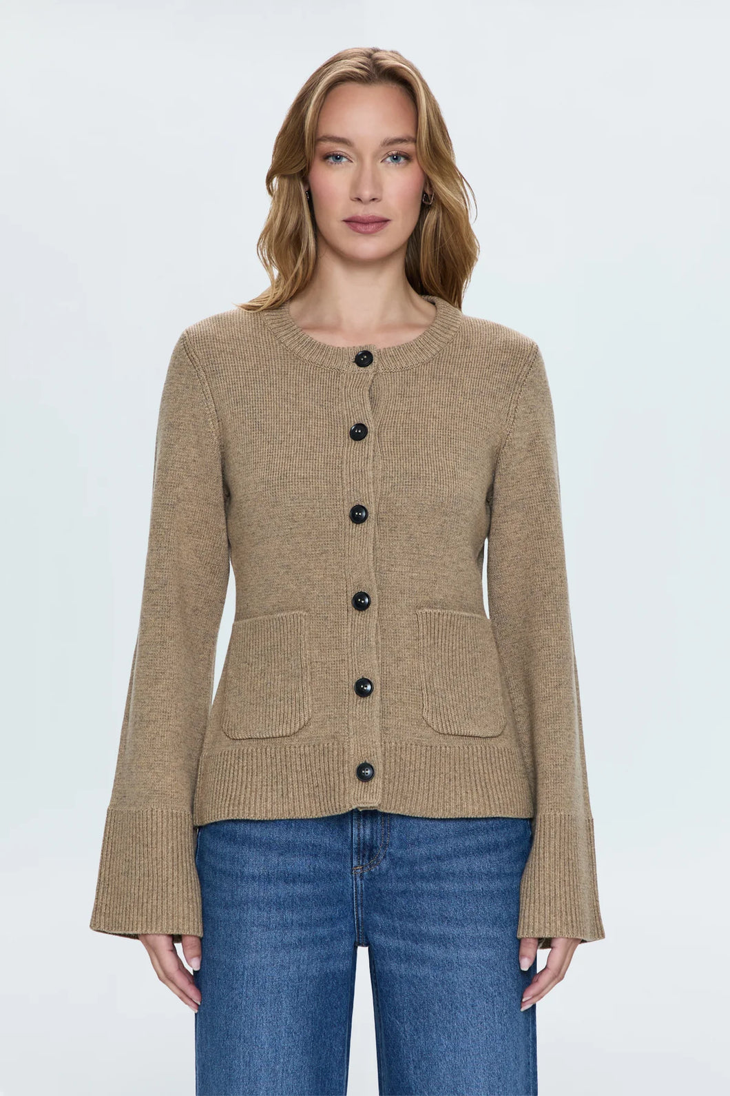 PISTOLA DANI CARDIGAN - WHEAT