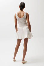 Load image into Gallery viewer, PISTOLA ILONA BUBBLE HEM DRESS - SOFT WHITE
