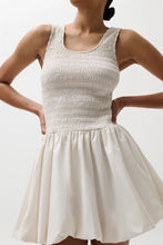 Load image into Gallery viewer, PISTOLA ILONA BUBBLE HEM DRESS - SOFT WHITE
