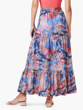 Load image into Gallery viewer, NIC+ZOE DREAMSCAPE TIERED SKIRT - BLUE MULTI
