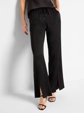 Load image into Gallery viewer, NIC+ZOE SOCIAL EDIT FRONT SLIT PANT - BLACK ONYX
