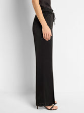 Load image into Gallery viewer, NIC+ZOE SOCIAL EDIT FRONT SLIT PANT - BLACK ONYX
