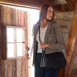 HOBO KIVA LARGE CROSSBODY - BLACK