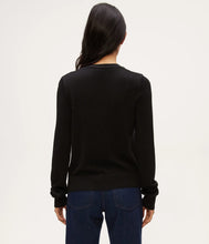 Load image into Gallery viewer, MICHAEL STARS RUIZ METALLIC CARDIGAN - BLACK
