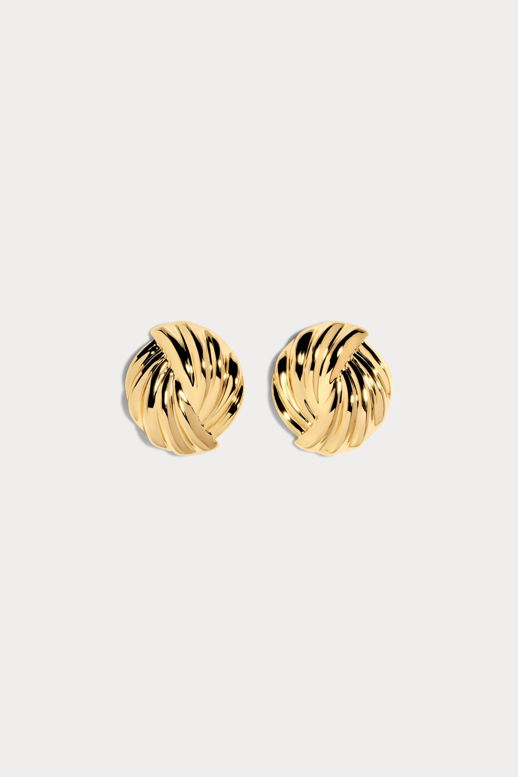 LILI CLASPE SMALL ARLO EARRINGS - GOLD