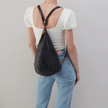 Load image into Gallery viewer, HOBO SWAY CONVERTIBLE SLING - BLACK
