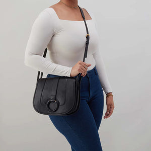 HOBO KIVA LARGE CROSSBODY - BLACK