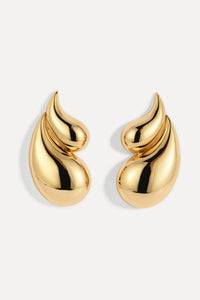 LILI CLASPE SADE EARRINGS - GOLD