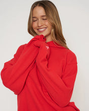 Load image into Gallery viewer, THE MAYFAIR GROUP YOU ARE A STAR WAFFLE HOODIE - RED
