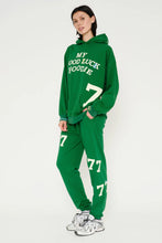 Load image into Gallery viewer, THE MAYFAIR GROUP MY GOOD LUCK SWEATPANTS - EMERALD
