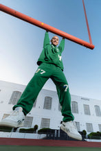 Load image into Gallery viewer, THE MAYFAIR GROUP MY GOOD LUCK SWEATPANTS - EMERALD
