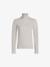 Load image into Gallery viewer, VARLEY ROYA ROLLNECK LONG-SLEEVE TEE - EGRET/BLACK
