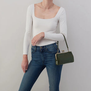 HOBO LAUREN FRAME CROSSBODY - DEEP MOSS