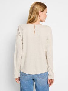 NIC+ZOE EVERYDAY SPARKLE TOP - NEUTRAL MIX