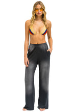 Load image into Gallery viewer, AVIATOR NATION ESSENTIAL WIDE LEG POCKET SWEATPANTS - FADED SMOKE
