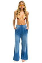 Load image into Gallery viewer, AVIATOR NATION ESSENTIAL WIDE LEG POCKET SWEATPANTS - FADED WATER
