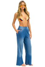 Load image into Gallery viewer, AVIATOR NATION ESSENTIAL WIDE LEG POCKET SWEATPANTS - FADED WATER
